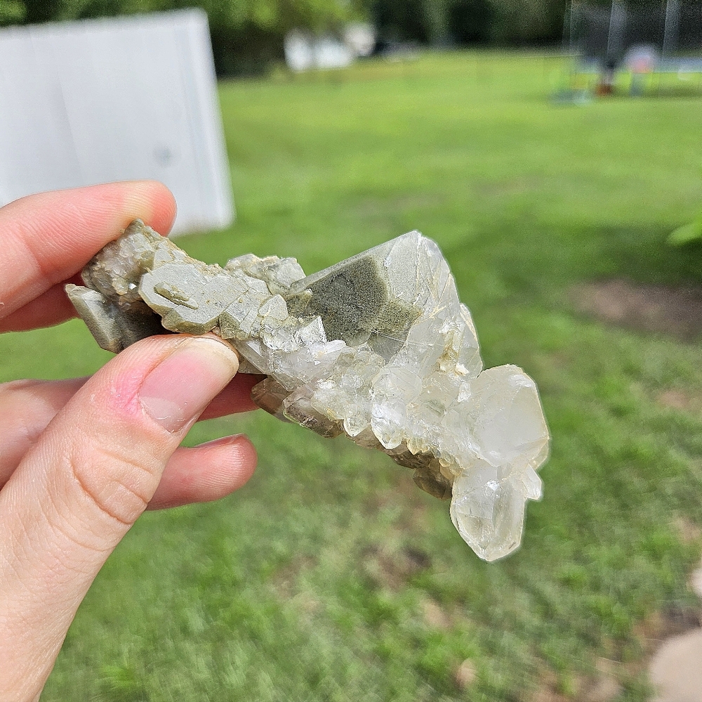Faden Quartz With Actinolite Inclusions